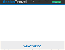 Tablet Screenshot of geniuscentral.com